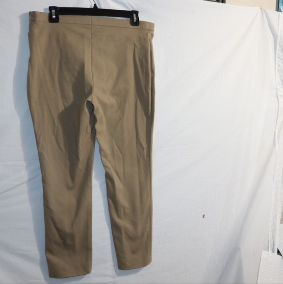 AKRIS PUNTO Franca Mid-Rise Cropped Pants light brown Size 6 - Picture 7 of 15